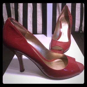 Valentine Peep Toe Pumps